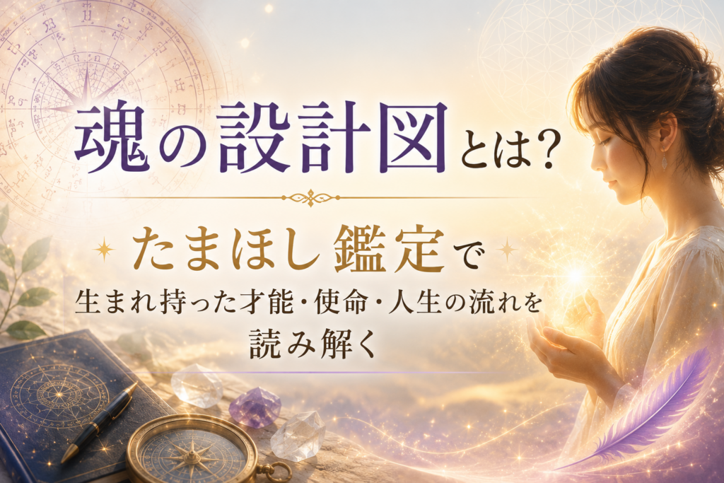 魂の設計図とは？たまほし鑑定で生まれ持った才能・使命・人生の流れを読み解くのイメージ画像